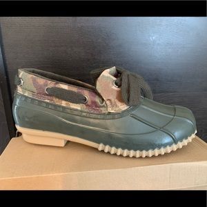 Olive/Camo Low Cut Rain Boot